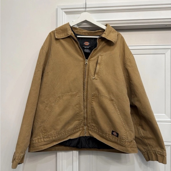 Vintage Dickies Detroit Work Jacket  Duck Quilted  Front-Zip Jacket Men's 2X - Picture 1 of 11